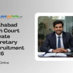 Allahabad High Court Private Secretary Grade-I Recruitment 2026