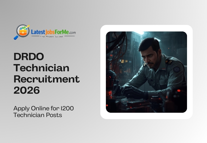 DRDO Technician Recruitment 2026