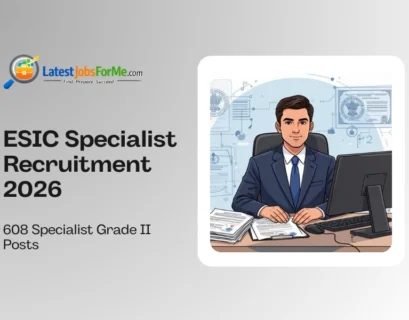 ESIC Specialist Recruitment 2026