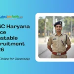 HSSC Haryana Police Constable Recruitment 2026