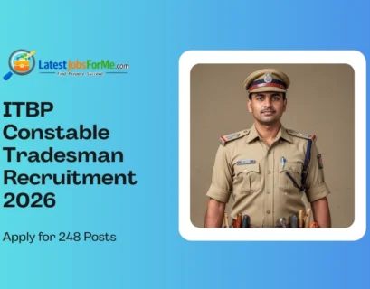 ITBP Constable Tradesman Recruitment 2026