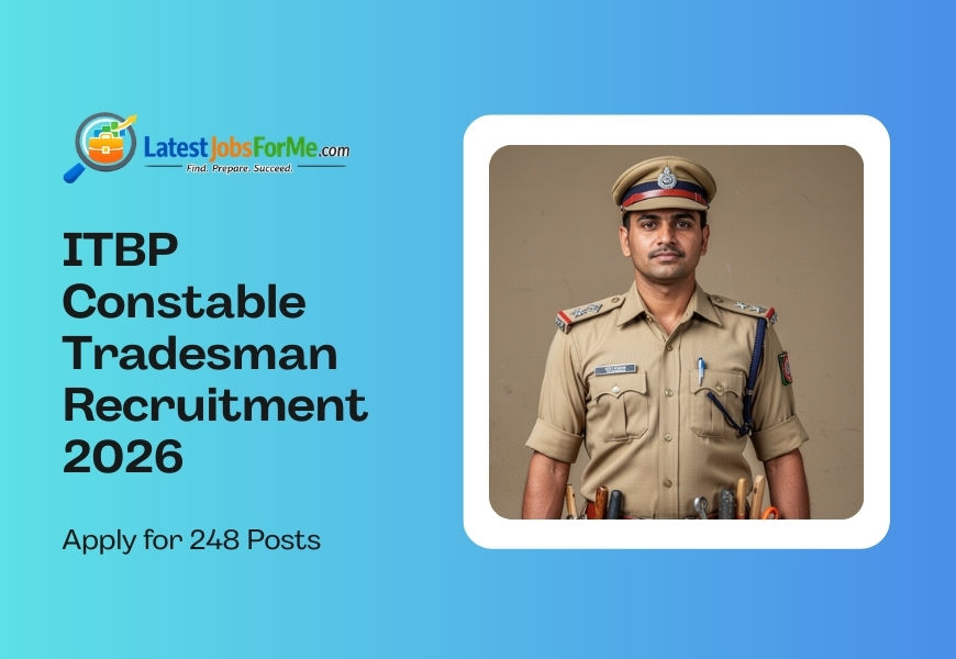 ITBP Constable Tradesman Recruitment 2026