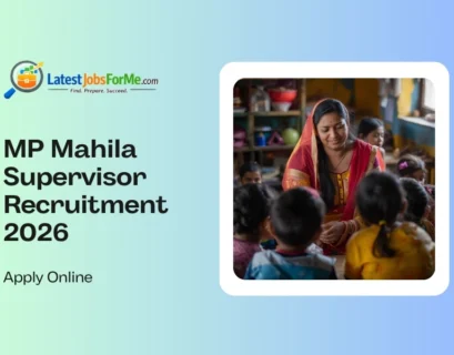 MP Mahila Supervisor Recruitment 2026