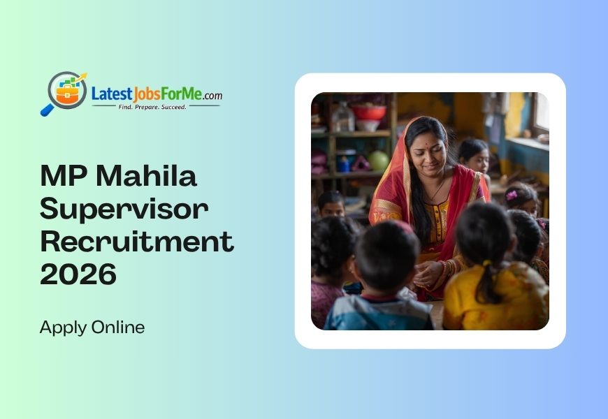 MP Mahila Supervisor Recruitment 2026