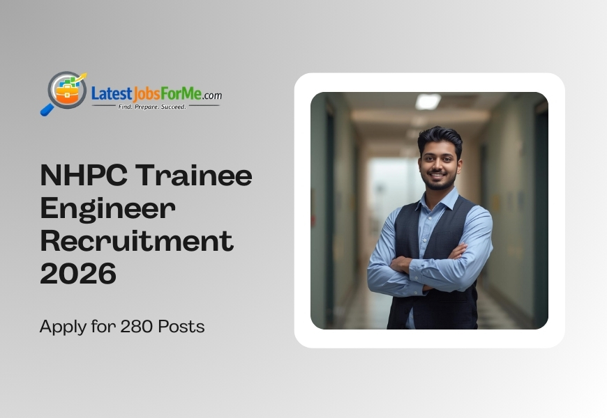 NHPC Trainee Engineer Recruitment 2026