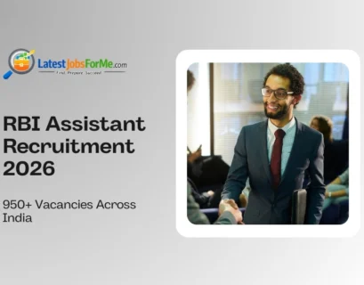 RBI Assistant Recruitment 2026