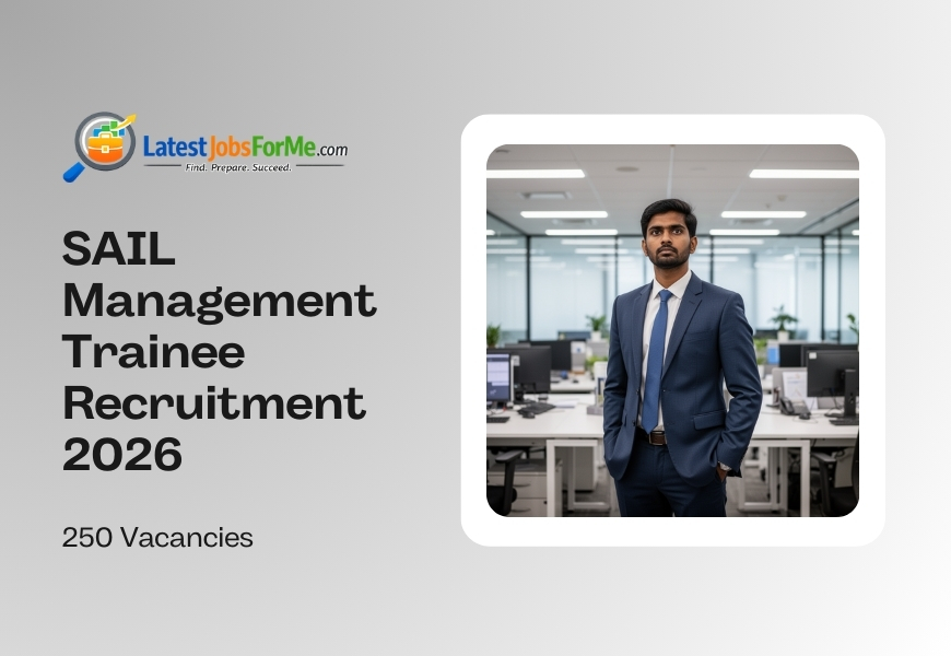 SAIL Management Trainee Recruitment 2026