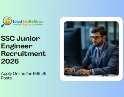 SSC Junior Engineer Recruitment 2026