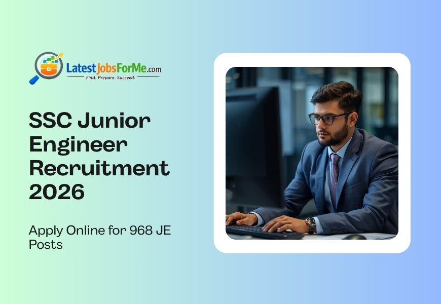 SSC Junior Engineer Recruitment 2026
