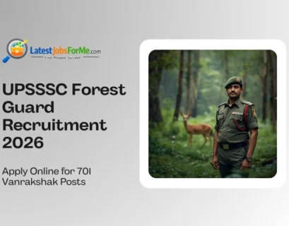 UPSSSC Forest Guard Recruitment 2026