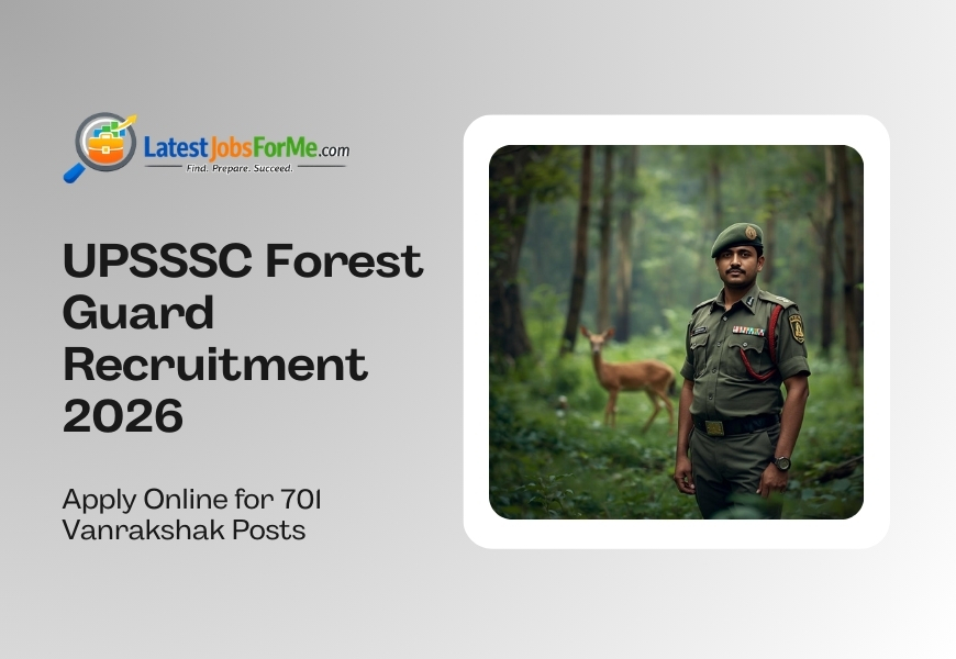 UPSSSC Forest Guard Recruitment 2026