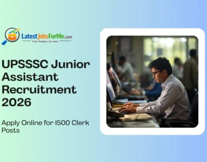 UPSSSC Junior Assistant Recruitment 2026