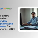Data Entry Operator Interview Questions and Answers