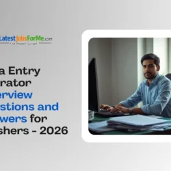 Data Entry Operator Interview Questions and Answers
