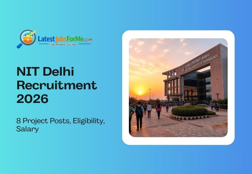 NIT Delhi Recruitment 2026